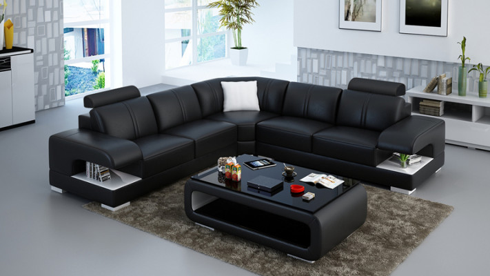 Leather Sofa Couch Living Area Corner Sofa Corner Suite Design Corner Sofa Sofa G8028B