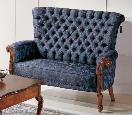 Sofa 2 seater Italian furniture design textile upholstery seat sofas two-seater new