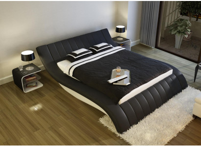 Upholstered bed with USB frame in leather model S-9275 160/180/200X220CM NEW