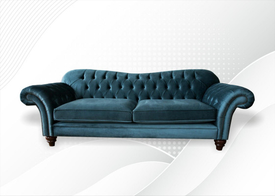 Sofa Luxury Textile Chesterfield Couch Sofas Upholstery Big 3-Seater Suite