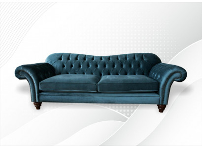 Sofa Luxury Textile Chesterfield Couch Sofas Upholstery Big 3-Seater Suite