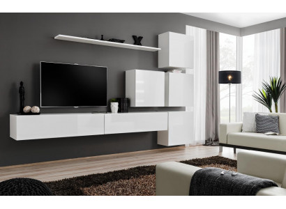 Living room furniture sofa coffee table wall unit shelf armchair side table TV furniture sideboard living room cabinet