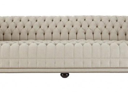 Chesterfield cream living room four-seater design couch sofa furniture fabric sofas
