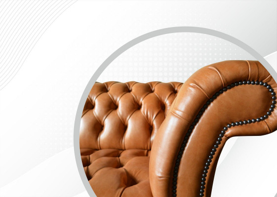 Chesterfield Design Luxury Upholstered Sofa Couch Seat Textile Suite Leather