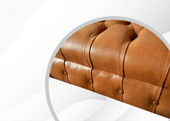 Chesterfield Design Luxury Upholstered Sofa Couch Seat Textile Suite Leather