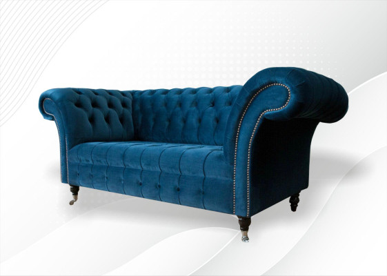 Chesterfield Sofa Seat Couch Modern Upholstery Seat Set Fabric