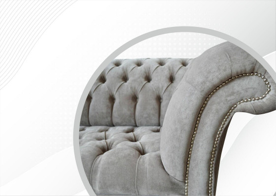 3-seater sofa living room landscape sofas upholstery suite fabric Chesterfield