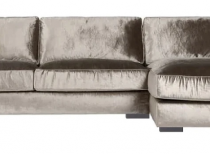 Brown corner sofa fabric living room sofas Italian design couches upholstered sofa