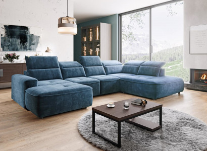 U-shaped couch living landscape corner sofa modern design sofa fabric upholstery