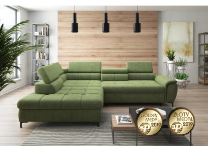 Sectional sofa L-shape sofa couch design upholstery sleeper sofa textile bed function textile