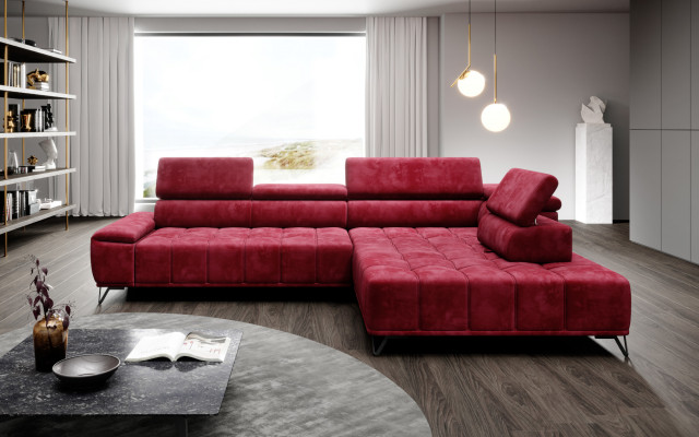 Corner sofa L-shape couch living landscape corner couches furniture design modern textile new