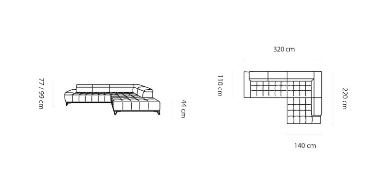 Corner sofa L-shape couch living landscape corner couches furniture design modern textile new