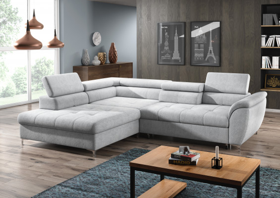 Corner sofa sleeper sofa upholstered corner couch set with bed function leather sofa new