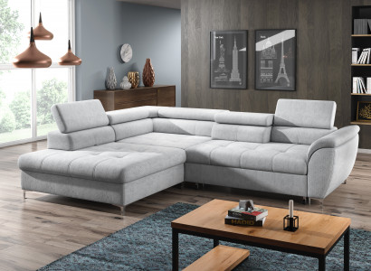 Corner sofa sleeper sofa upholstered corner couch set with bed function leather sofa new