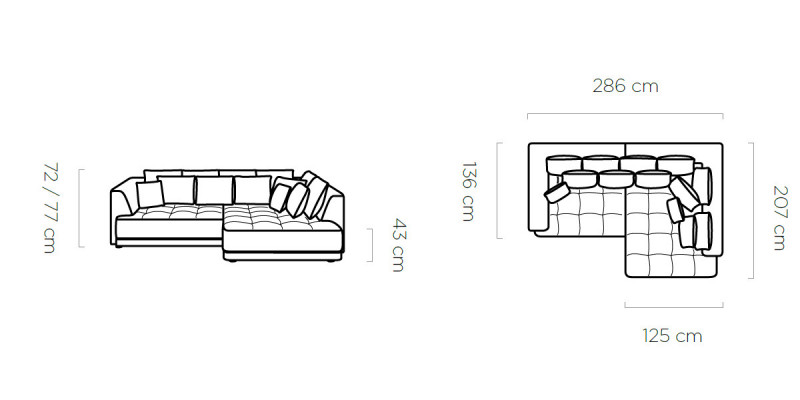 Sectional Sofa L Shape Living Landscape Couch Sectional Sofa Upholstery Green L-Shape Modern Sofa