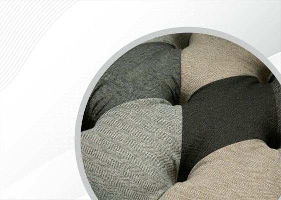 Chesterfield Multicolor 3-Seater Sofa Three-Seater Design Sofas Upholstery Textile