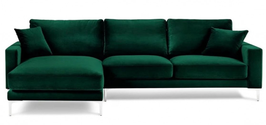 Blue sectional sofa living landscape couch corner suite upholstery Italian furniture design