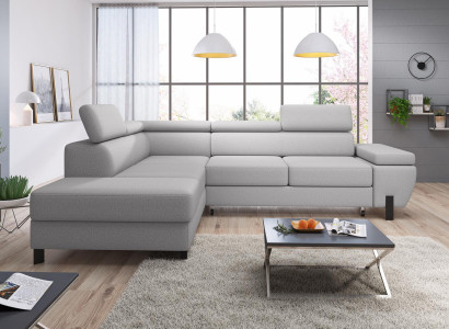 Living landscape corner upholstery bed function design modern corner sofa L-shape sofa new