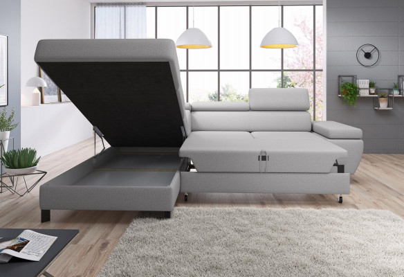 Living landscape corner upholstery bed function design modern corner sofa L-shape sofa new
