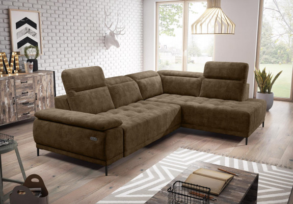 Living landscape furniture design sofa fabric automatic corner sofa L-shaped couch