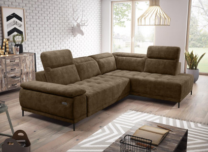 Living landscape furniture design sofa fabric automatic corner sofa L-shaped couch