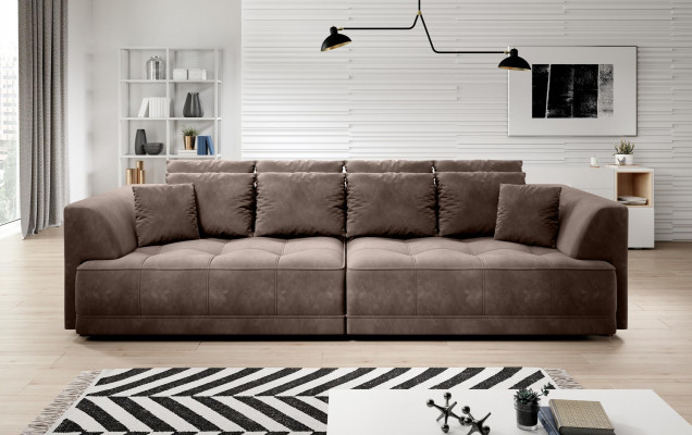 Sofa bed 4-seater sofa room furniture big XXL couch upholstery design sofa couches