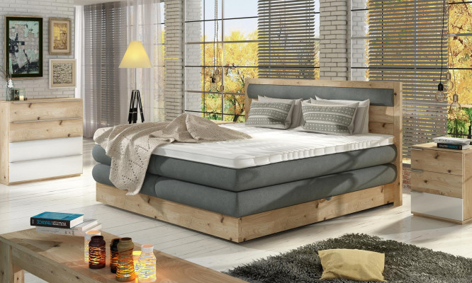 Wooden bed double beds design upholstered bedroom 180x200 Italian style furniture