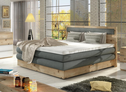 Wooden bed double beds design upholstered bedroom 180x200 Italian style furniture