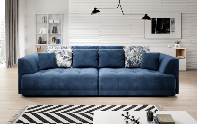 Big XXL sofa textile couch upholstery design sofa 4-seater sofas furniture big lounge