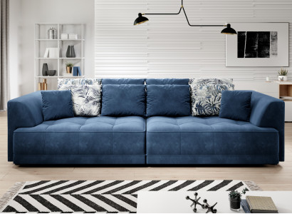 Big XXL sofa textile couch upholstery design sofa 4-seater sofas furniture big lounge