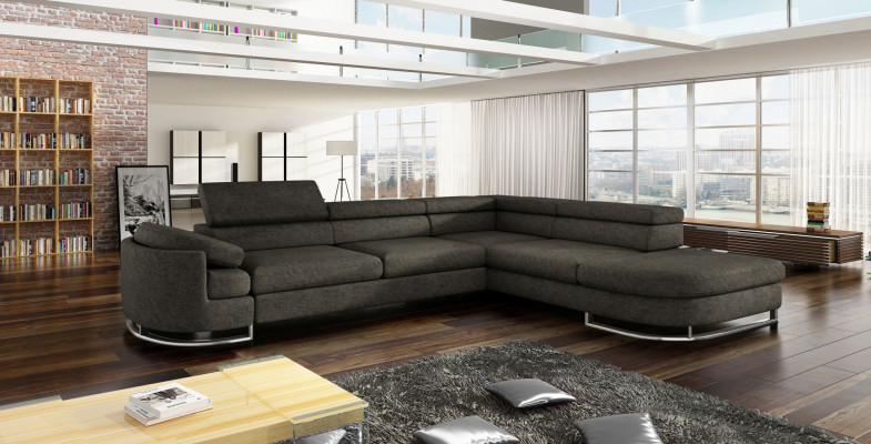 Sofa Sleeper Sofa Designer Sofa with Bed Function + Bed Box Corner Sofa Couch NEW