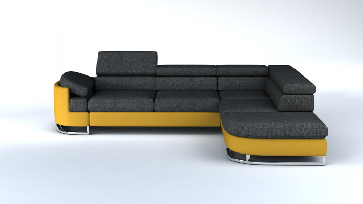 Sofa Sleeper Sofa Designer Sofa with Bed Function + Bed Box Corner Sofa Couch NEW