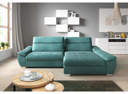 Corner sofa couch upholstery corner set L-shape multifunction textile living landscape