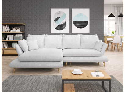 Bed function sleeper sofa corner sofa couch living landscape L-shape sofa design sofas