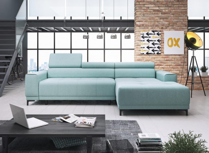 Designer fabric L-shaped couch living landscape corner sofa modern design sofa fabric