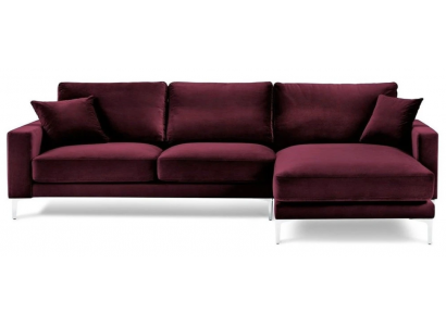 Burgundy Red Design Couches Upholstery Sofa Sofas Bordeaux Corner Sofa Fabric Living Room