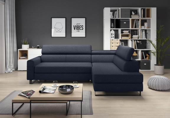 Corner sectional sofa L-shaped living area couch upholstery textile fabric leather seat couches