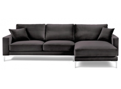 Black Velvet Corner Sofa Fabric Living Room Design Couches Upholstered Sofa Sofas New