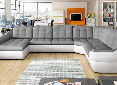Stylish Modern Sofa Sleeper Sectional Sofa U Couch NEW