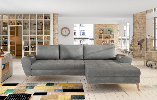Bed Function Living Landscape Sleeper Sofa Corner Sofa Couch L-Shaped Sofa Designer