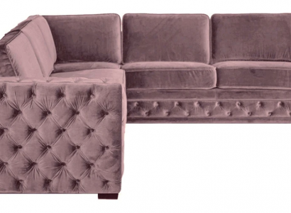 Corner sofa pink velvet living landscape couch corner suite upholstery old pink furniture design