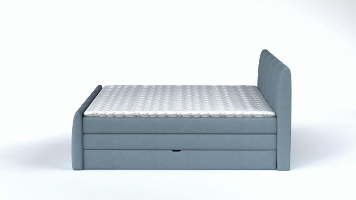 Box spring bed design bed topper pocket spring double bed upholstered bed with bed storage
