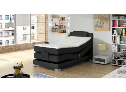 Box spring bed design bed topper innerspring upholstered bed 100 x 200 cm electric