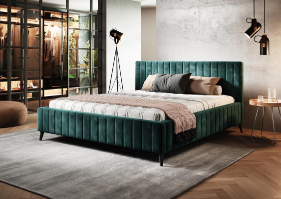 Beds Textile Hotel Luxury Upholstered Bed Frame Design Bed Bedroom 180x200