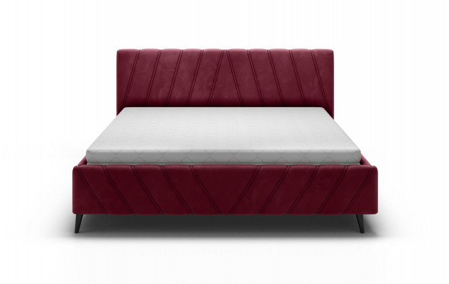 Luxury Bed Design Textile Beds Upholstered Hotel 180x200cm Bedroom Furniture Velvet