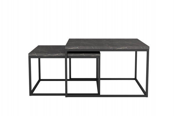 Designer Set 2x Coffee Table Side Table Living Room Table