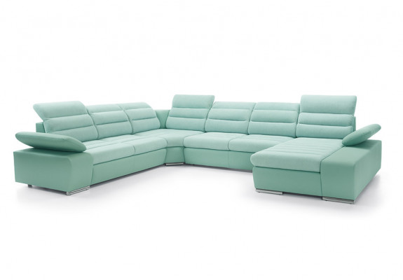 Sectional U-shaped corner sofa with sleep function sofa couch new corner sofa