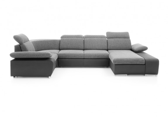 Corner sofa U-shape sofa living landscape suite upholstery bed function design