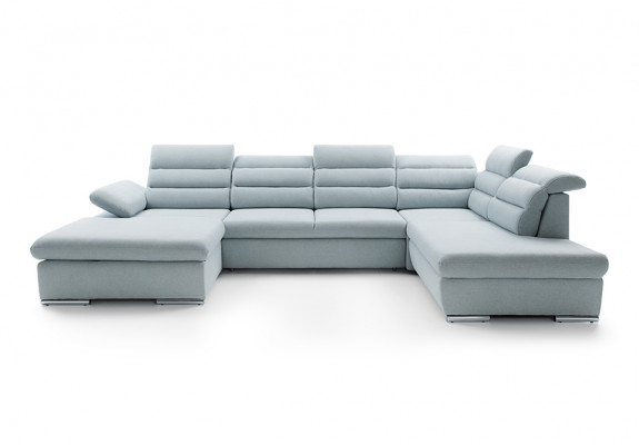 Corner sofa U-shape sofa set with sleeping function living area sofa couch upholstery