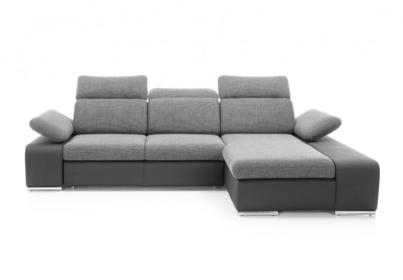 Design corner sofa couch leather multifunctional living area fabric upholstery
